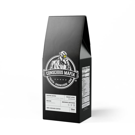 CONSCIOUS MAFIA Bitterroot Coffee Blend (Dark French Roast) (Ground)