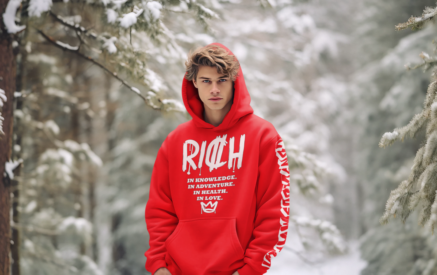 Rich In Life Pullover Hoodie