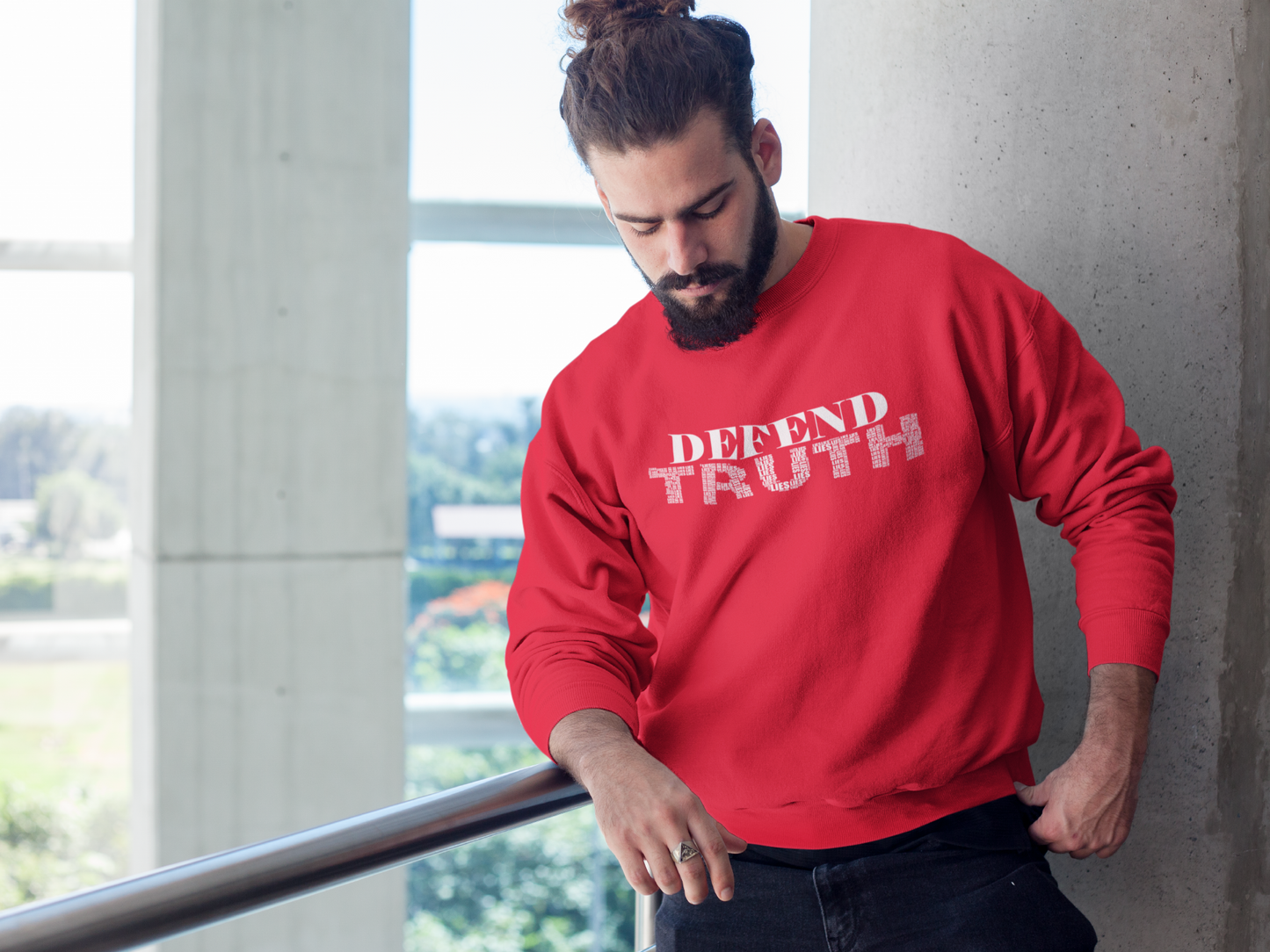 Defend Truth Crew Sweatshirt | ConsciousMafia