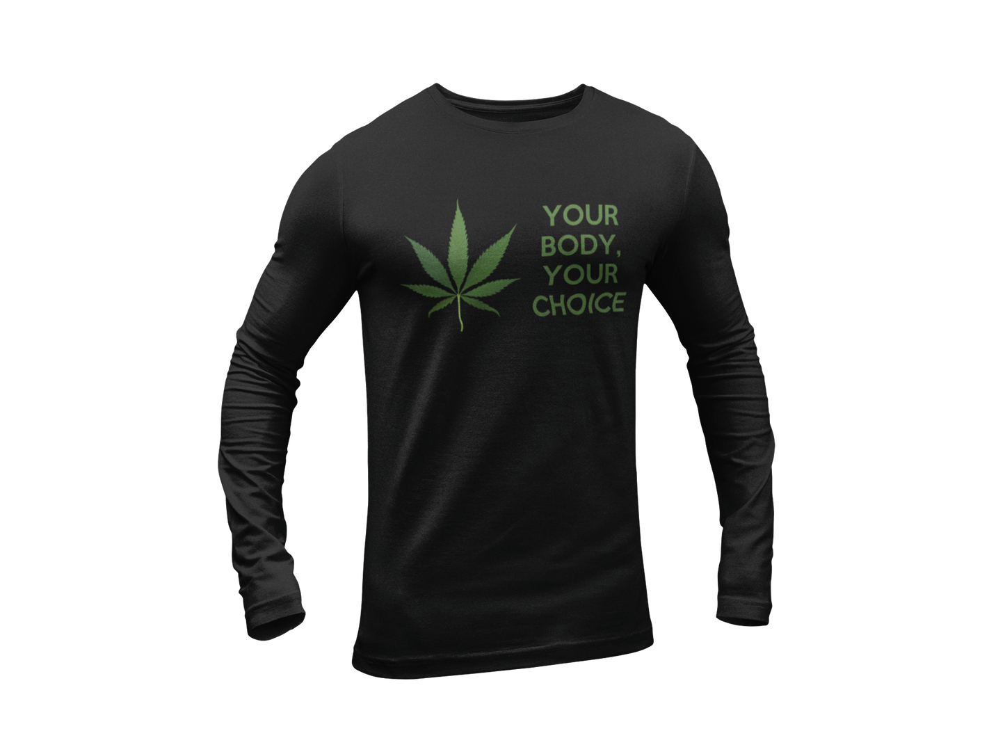 Men's "Your Body, Your Choice" Long-Sleeve T-Shirt | ConsciousMafia