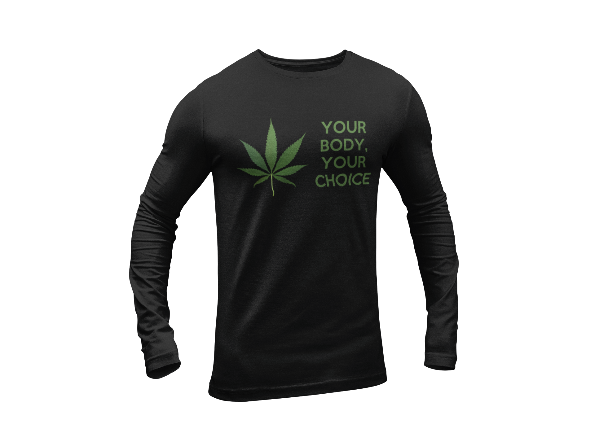 Men's "Your Body, Your Choice" Long-Sleeve T-Shirt | ConsciousMafia