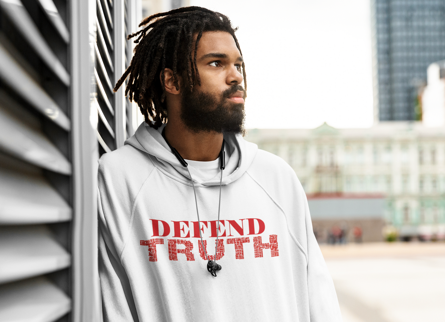 Men's Defend Truth Pullover Hoodie | ConsciousMafia