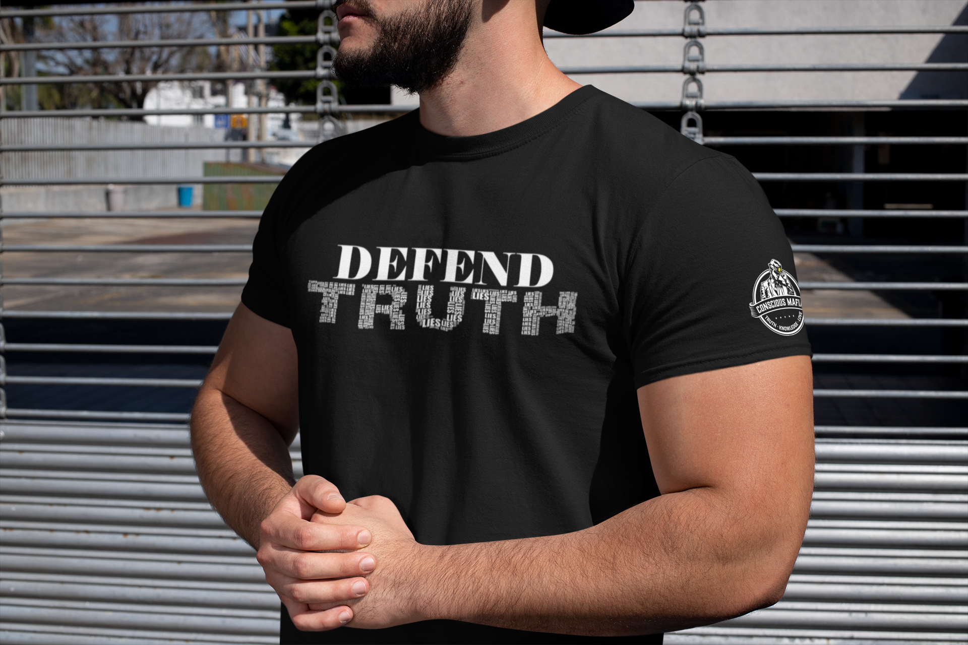 Defend Truth T-shirt | ConsciousMafia – Conscious Mafia