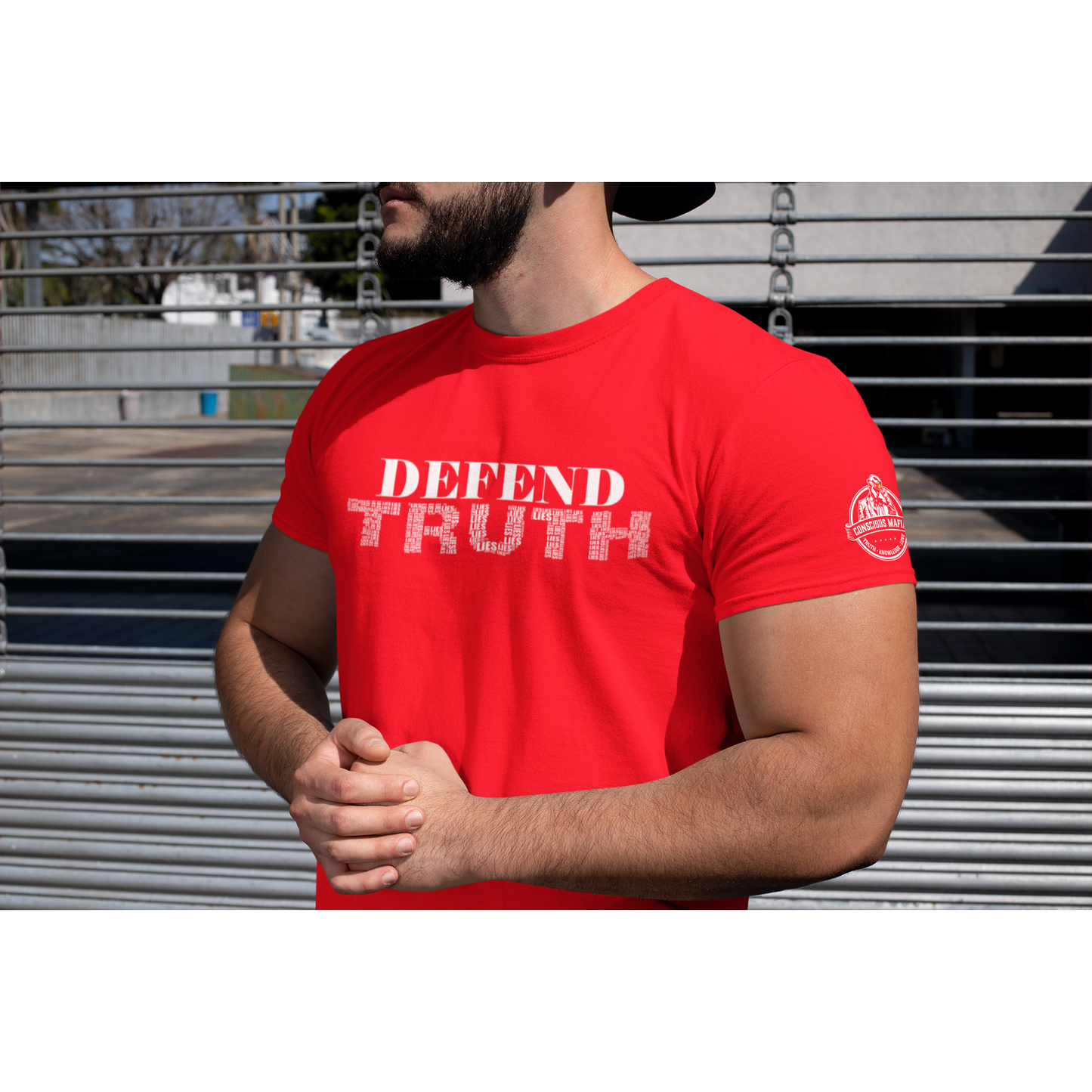 Defend Truth Men's T-shirt | ConsciousMafia
